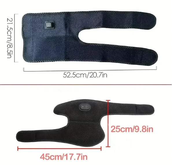Heated Vibration Massage Wrap for Shoulder, Arm, and Knee