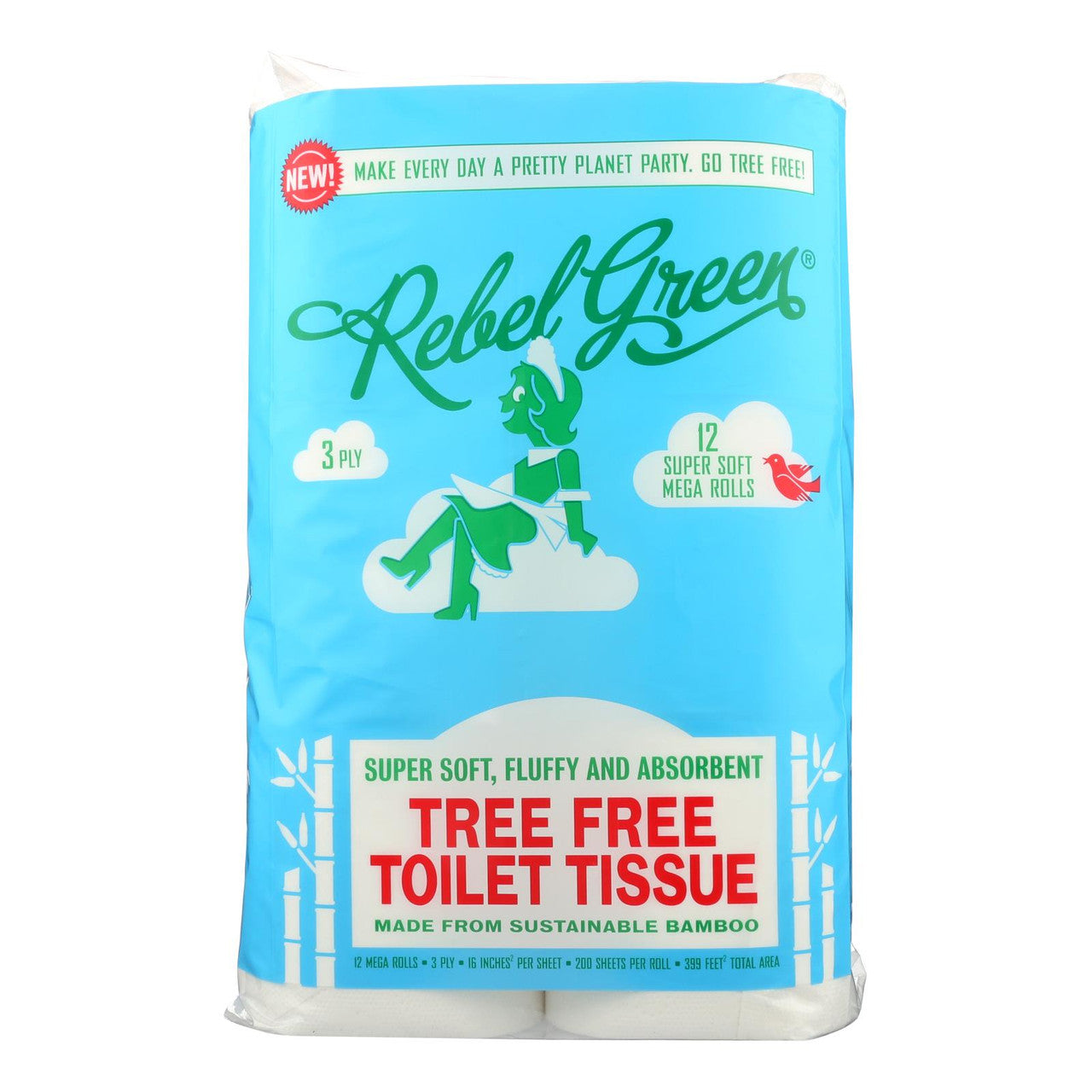 RGRN TLT TISSUE TREEFREE ( 8 X 12 CT )