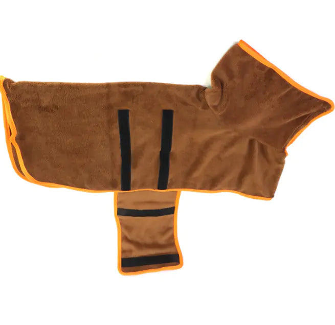 Microfiber Dog Bathrobe Towel for Fast Drying